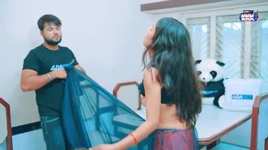 A Teenage Sexy Lady Is Fucked Hard By A Horny Boy Who Works In Her House