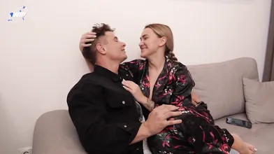 Sultry light-haired bedeviled by beauty, laying knob with real fun bags in pimpe