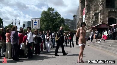Bound Slave Humiliated In Public