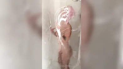 Hot blonde glamour babe solo plays to pleasure her hot body