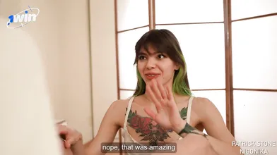 Stepsister learns to oral job my _ in public with 4k pornstars.