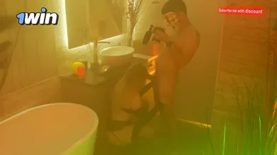 Cum on my face while my spouse is dancing in the club - super-steamy hard-core p