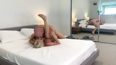 Busty Blonde Pussy Close Up