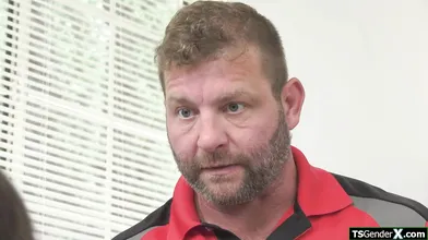 Shemale cheerleader Paradise has her coachs cock on her mind