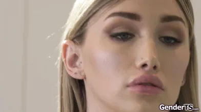 My busty shemale babysitter Luna Love has anal plans with me