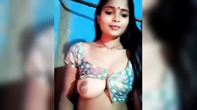 Gouthami reddy manthena removing blouse showing her boobs and milk out in video