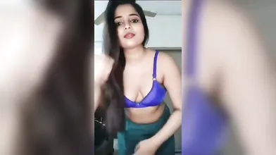 Gouthami reddy manthena removing chudidar showing blue bra and milky boobs in vi