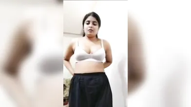 Gouthami reddy manthena removing chudidar showing white sexy bra and milky boobs