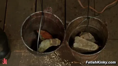 Hogtied Babe With Big Tits Rope Bondage Gagged And Tormented Into Squirting Orgasm