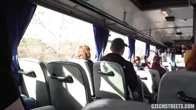 Czech Streets (139) Lucie Milf Fucked In A Public Bus