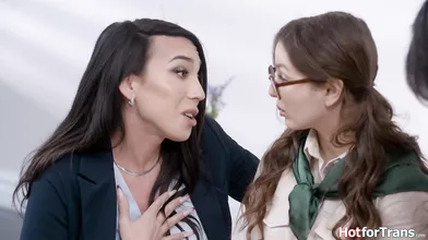 A girl scout to fuck is the best gift to give my tgirl wife