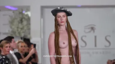 Hot Models Walking Nude On Fashion Show