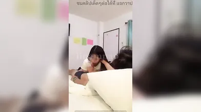 Cute Asian Girlfriend Fucking In Their First Sextape