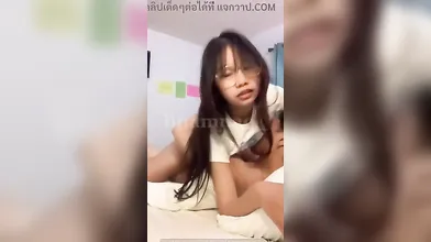 Cute Asian Girlfriend Fucking In Their First Sextape