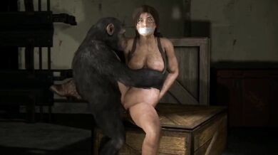 Lara Croft Goes Ape