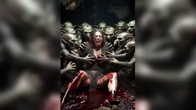 Elf Warrior Vs Goblins