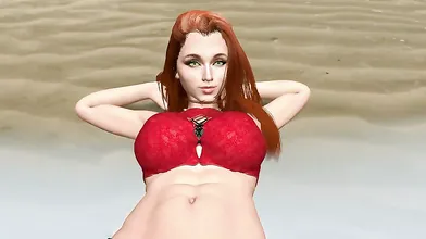 Having A Good Time On The Beach