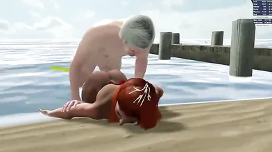 Having A Good Time On The Beach