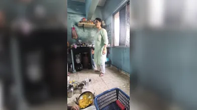 Indian Muslim Mom candid video