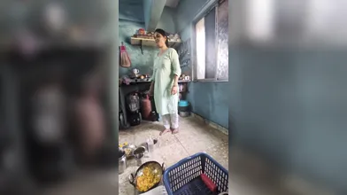 Indian Muslim Mom candid video