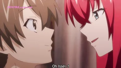 Rias Undresses Slowly Before Giving Issei a Deep & Warm Oral Finish ◇ HENTAI Parody