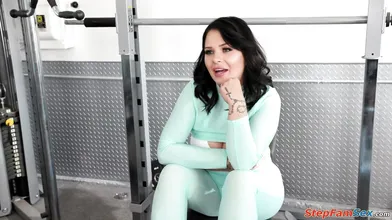 My big tit stepmom is a real perv and likes to watch me fuck