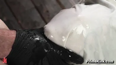 Charlotte Rope Tied Suspended And Waterboarded By The Pope In Intense BDSM Session