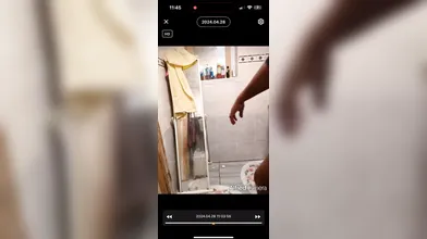 Indian mom spy bathing video recorded by her son