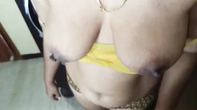 Telugu Bhabi Play With Owner