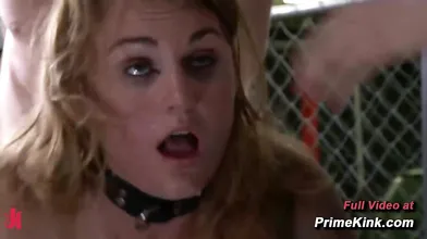 Payton Bell Folsom Street Fair BDSM Public Bondage with Butt Plug Zipper and Gangbang