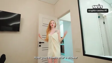 Wow, my stepsister dolly rudo and bj with big pipe in shower, pov.