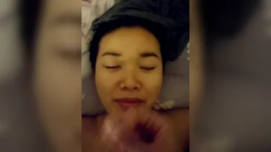 Santi Di Crot Sperma Gaya Tidur Terlentang Part 2