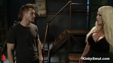 Mellanie Monroe and Alura Jenson intense anal domination fantasy with Bill Bailey