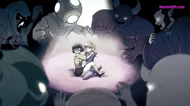 Wilma & Daphne Fight With Monsters In Gangbang