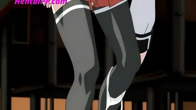 Blonde Schoolgirl Gives Her Classmate A Blowjob