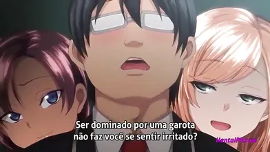 Lucky Day For Boss With Three Horny Hentai Whores