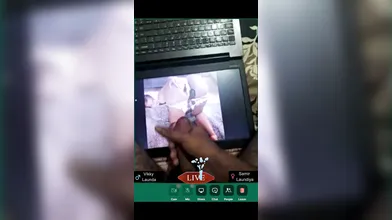 Security guard Billa cums while looking at Samir's upskirt