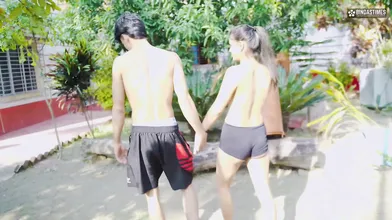 Indian Tattooed Slut Outdore Hardcore