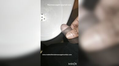 Hot young Gay masterbution in office bathroom enjoy