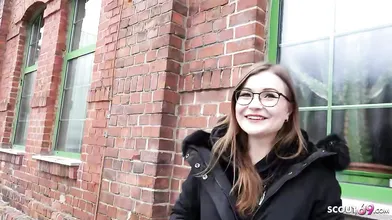 GERMAN SCOUT - Tiny Emily Porn Casting