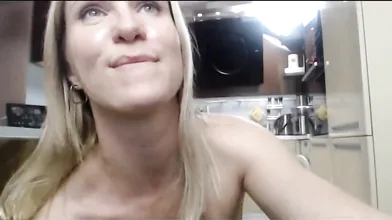 Sexy Hot MILF Fucks Her Tight Ass Deep with Thick Dildo