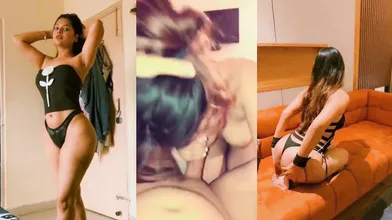 Sexy Indian Girl Teasing Giving Blowjob In Lift Then Fucking Without Removing Clothes Hard Fucking In Hotel Don't Miss