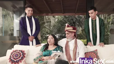 Hindu Milf Gets Fucked By Her Husband's Twins