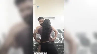 Horny Indian Couple Sex In Bathroom