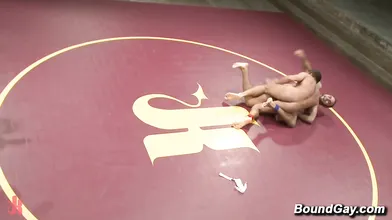 Muscle Hunk vs Beefy Wrestler Gay Sex