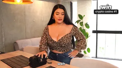 Stepson sneaks into stepsister's room, finds her in thongs, and buxomy brunette