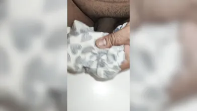 Tamil hubby wearing wife panties and fucking her pussy