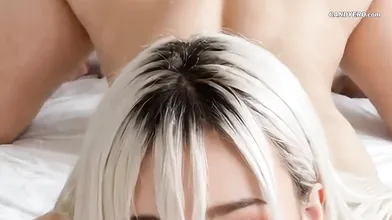 Blonde AI Girl Small Pussy Creampie - AI Generated