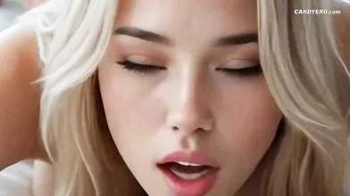 Cute Blonde AI Generated Girl Big Ass Destroyed - AI Porn