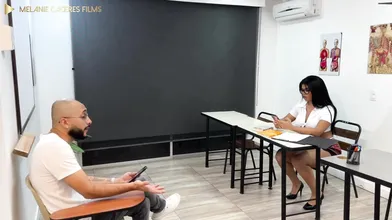 Cogiendo con el maestro de matematicas